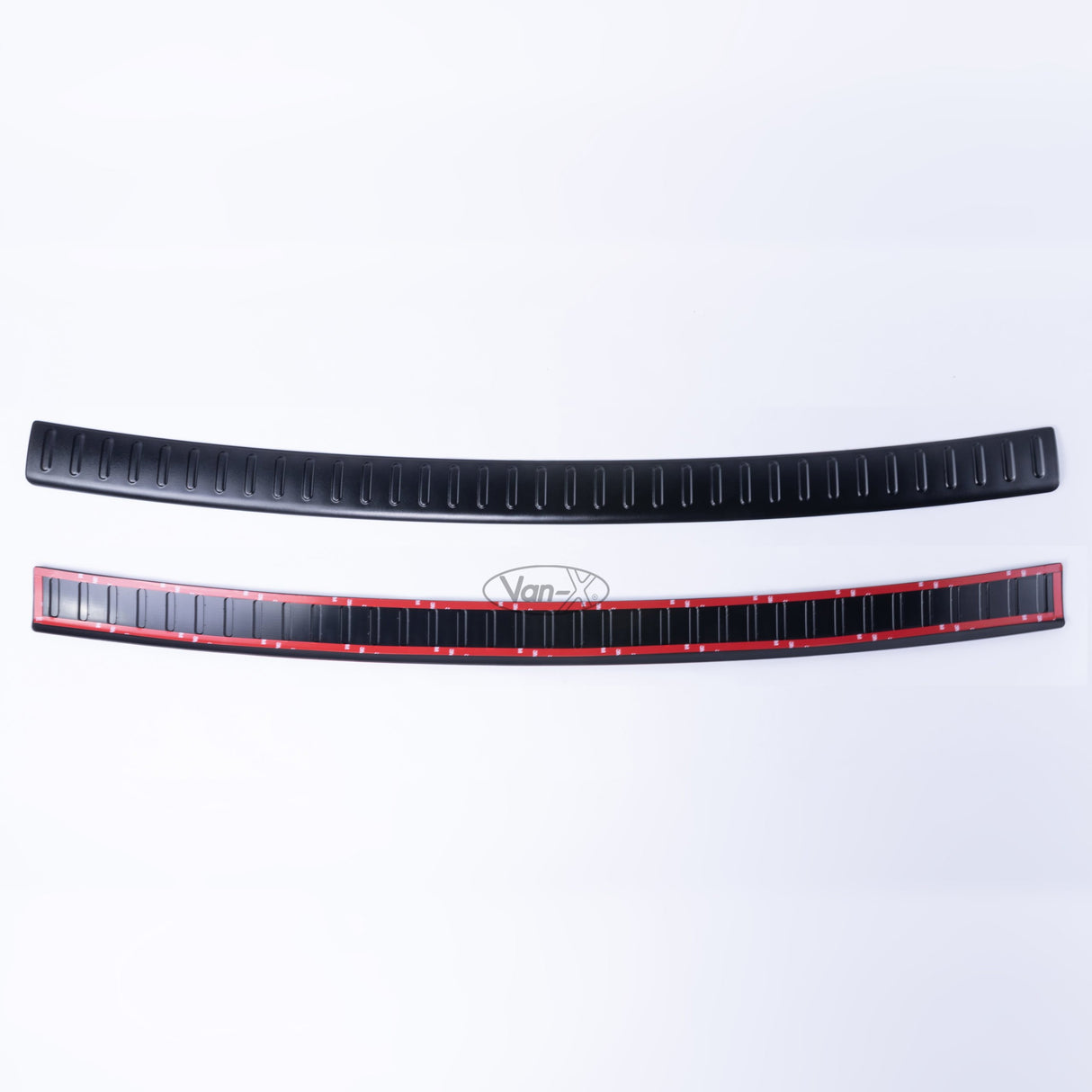 For VW T6 Transporter Multivan Barndoor Plastic Rear Bumper Protector in Black