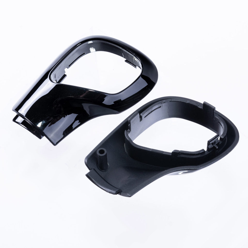 Copri pomello del cambio DSG per VW T6 Transporter - Copri pomello verniciato nero, pronto per l'installazione