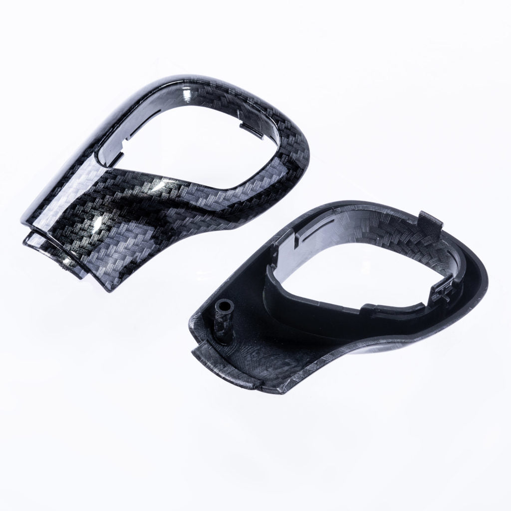 For VW T6.1 Transporter Auto DSG Gear Knob Styling Caps – Carbon Painted Covers, Ready to Fit Upgrade