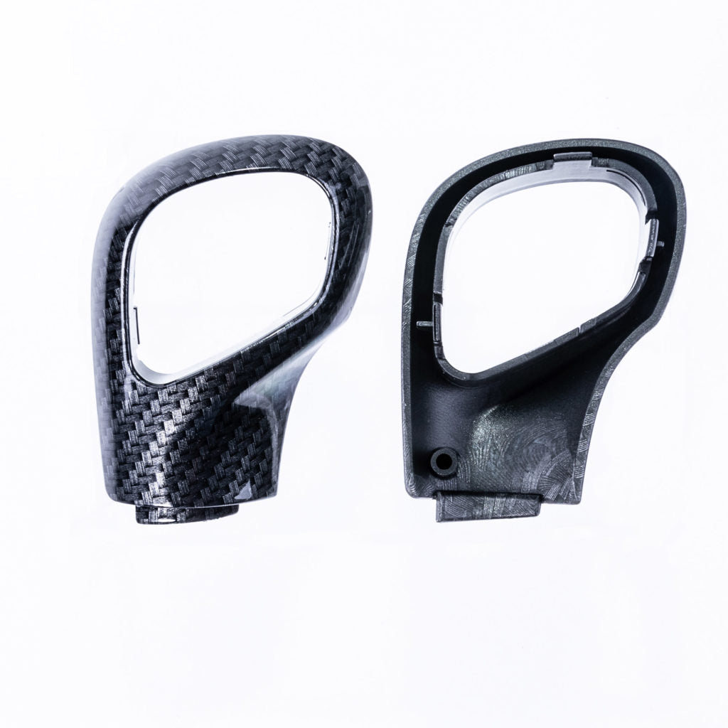 For VW T6.1 Transporter Auto DSG Gear Knob Styling Caps – Carbon Painted Covers, Ready to Fit Upgrade