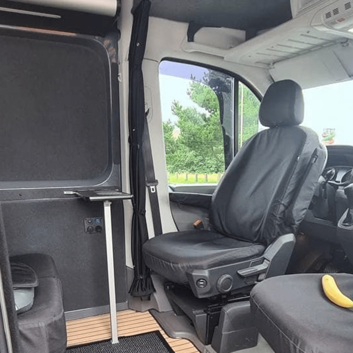 KIT DE RIDEAU DE SÉPARATION POUR CABINE POUR MAN TGE / NOUVEAU VW CRAFTER - CONVERSION CAMPER VAN
