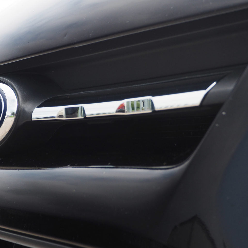 Für Ford Transit Custom glänzende Chrom-Frontgrill-Zierleisten (7 Stück) – MK1 (2012–2018) – Einbaufertig