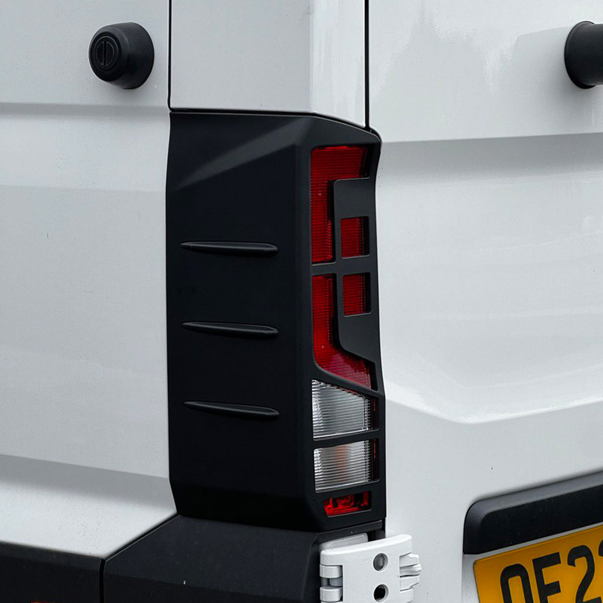 Voor Volkswagen Crafter achterlichtbeschermers - mat zwart (vanaf 2018)