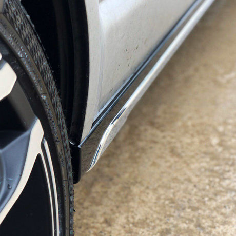 VW T5, T5.1 SWB Sideskirts Reflex Zilver Kunststof