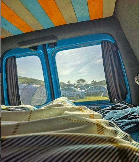 Van-X, für VW Caddy Premium, 1 x Vorhang für die Barndoor