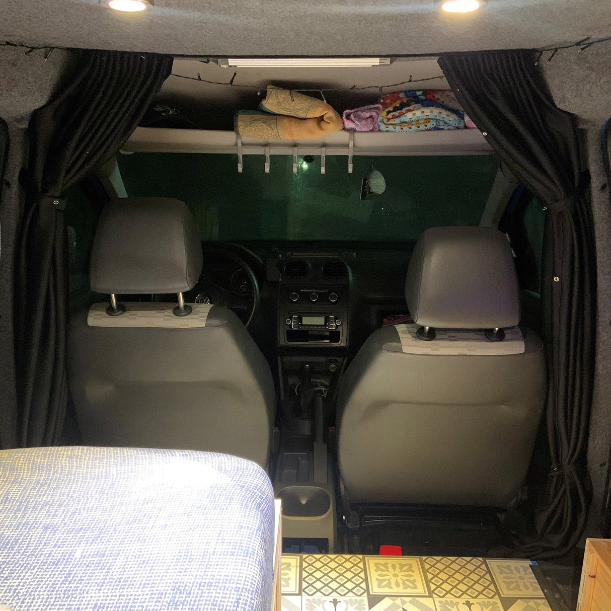 Per kit tenda divisoria cabina VW Caddy