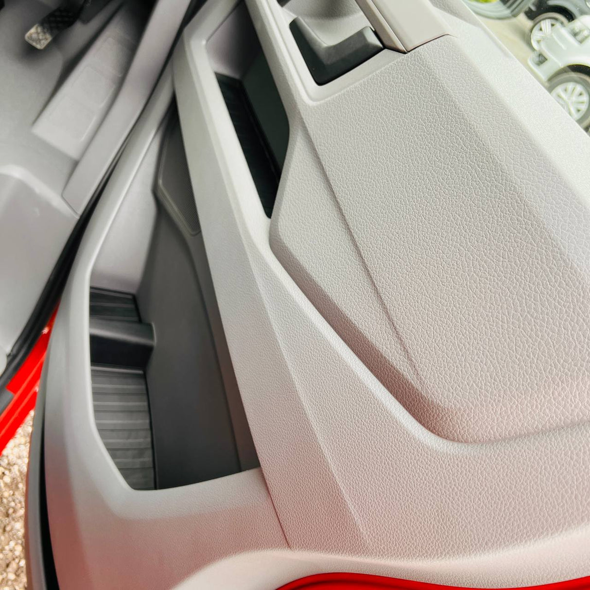VW Crafter Nouvelle forme Doublure de Porte En Caoutchouc Poches Inserts Noir