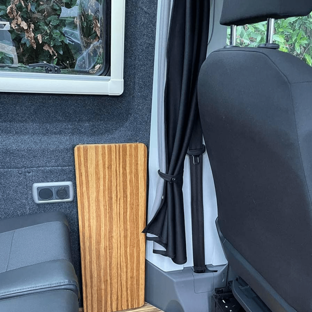 KIT DE RIDEAU DE SÉPARATION POUR CABINE POUR MAN TGE / NOUVEAU VW CRAFTER - CONVERSION CAMPER VAN