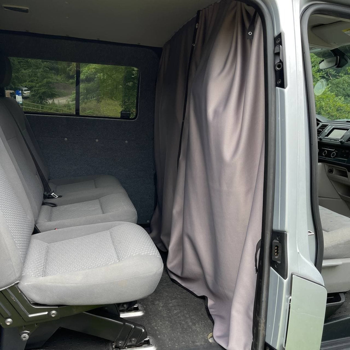 KIT DE RIDEAU DE SÉPARATION POUR CABINE POUR MAN TGE / NOUVEAU VW CRAFTER - CONVERSION CAMPER VAN