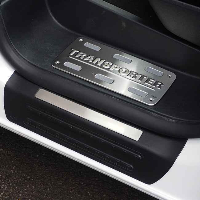 Protectores de Escalón de Acero Inoxidable para VW T6.1 Transporter para Kombi, Sport Line, Shuttle, Doble Puerta (Juego de 4)