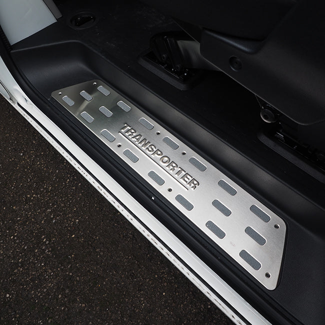 Protectores de Escalón de Acero Inoxidable para VW T6.1 Transporter para Kombi, Sport Line, Shuttle, Doble Puerta (Juego de 4)