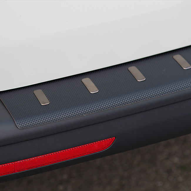 Rear Bumper Protector For VW T6 Barndoor ONLY Carbon Fibre Film