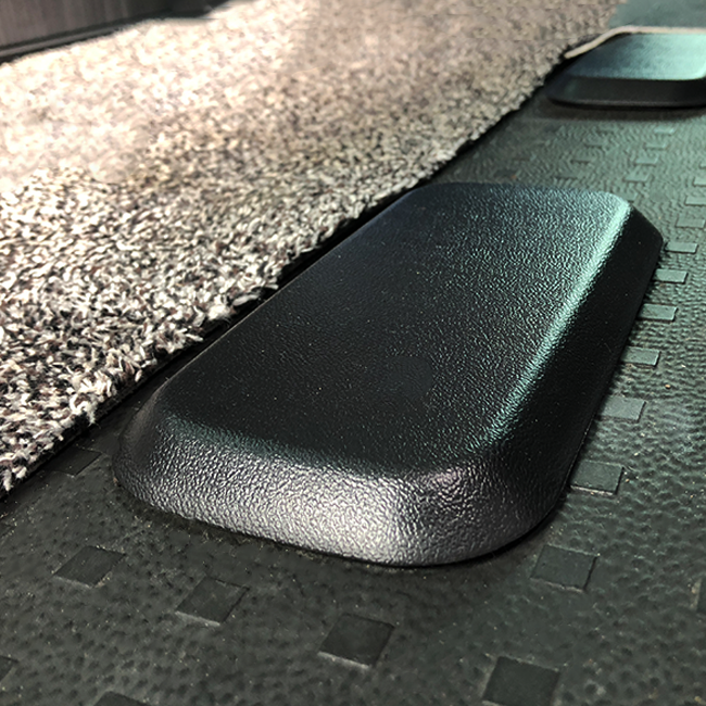 Para VW T6.1 Kombi Tapas de base de asiento trasero – Juego de 4 fundas