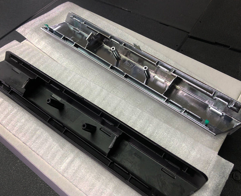 Inner Grab Handle Trims For VW T6 Transporter Kombi Van (May Sale) - Matte Chrome