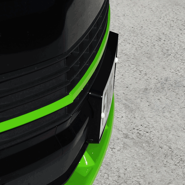 Nummerschild Unterlage / Auflage für VW T6 Transporter, Van-X