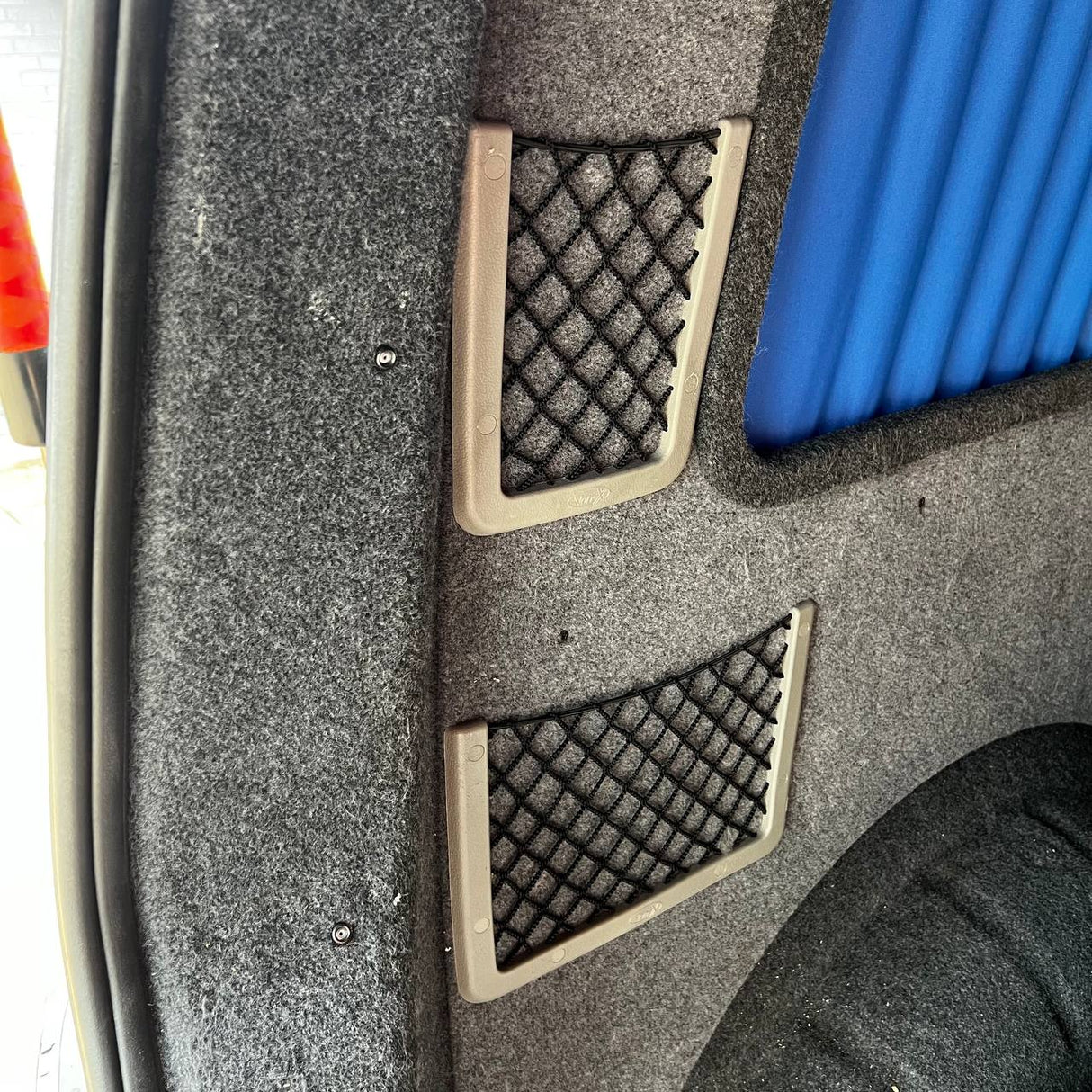 Voor VW T6, Set van Opbergnetten voor Camperombouw (Groot + Klein)