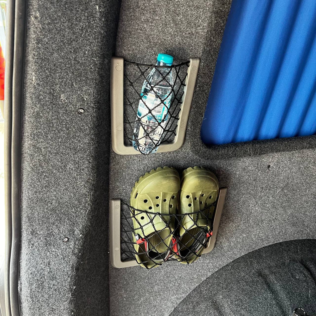 Voor VW T6, Set van Opbergnetten voor Camperombouw (Groot + Klein)