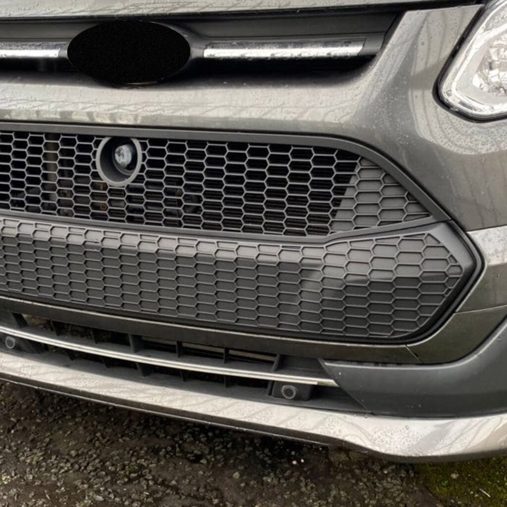 Voor Ford Transit Custom Honeycomb Front Grille – Matte Black Upgrade voor MK1 (2012-2018)