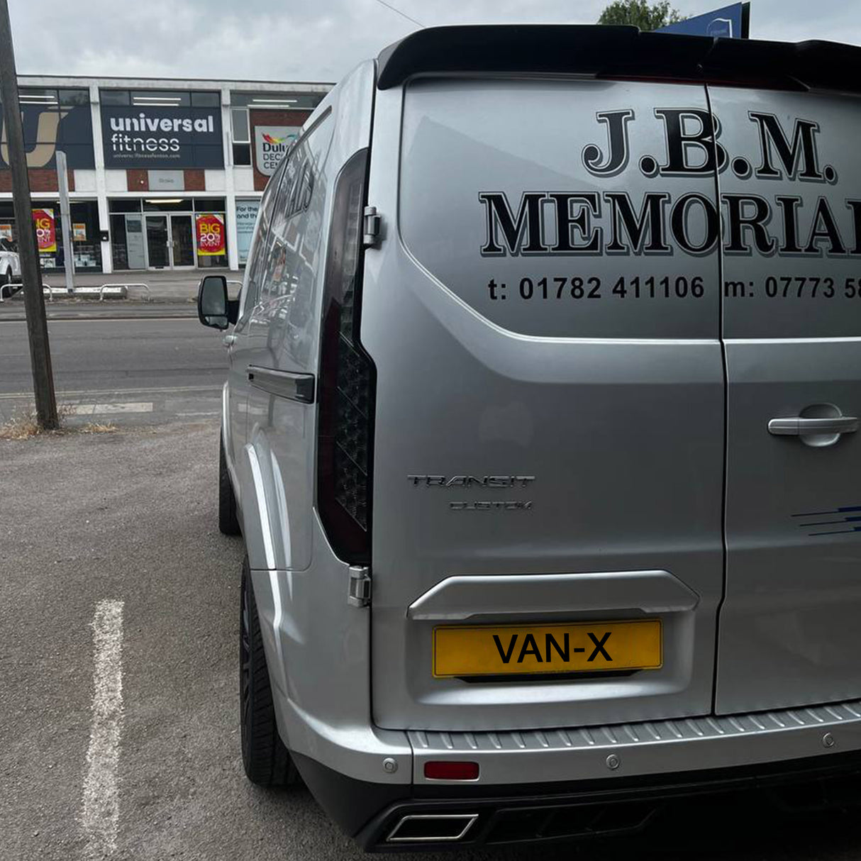 Für Ford Transit Custom Van MK2 Sequentieller Blinker LED Rückleuchten getönte Gläser