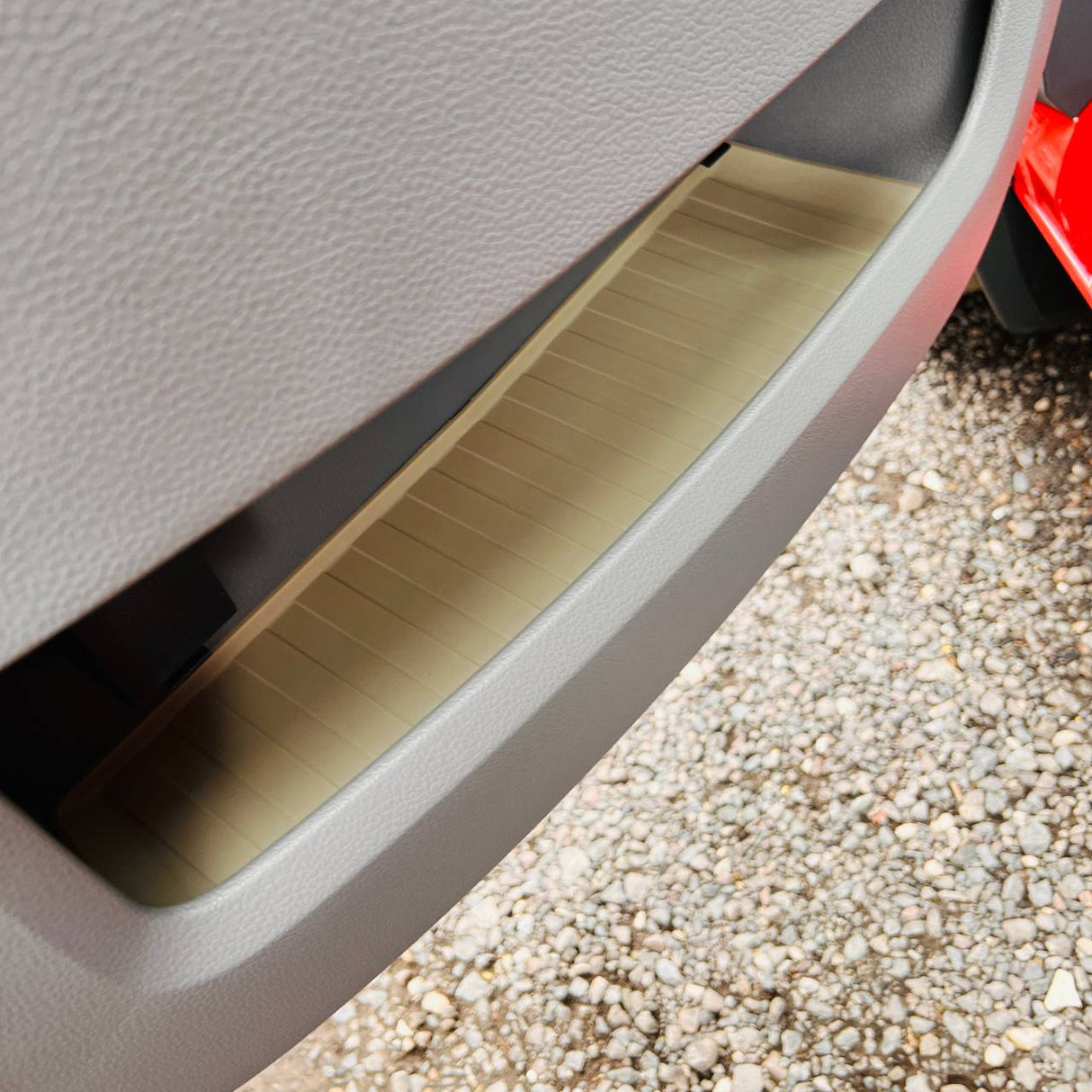 VW Crafter Nouvelle Forme Doublure de Porte En Caoutchouc Poches Inserts Gris