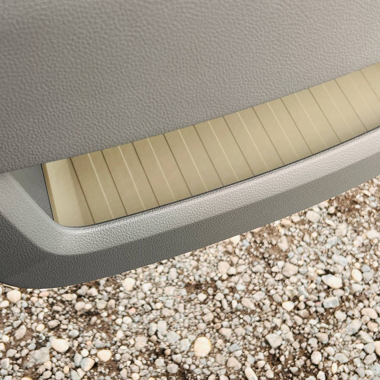 VW Crafter Nouvelle Forme Doublure de Porte En Caoutchouc Poches Inserts Gris