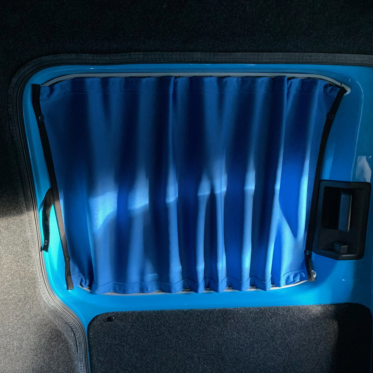 For VW Caddy Premium 2 x Side Sliding Door Window Curtains Van-X