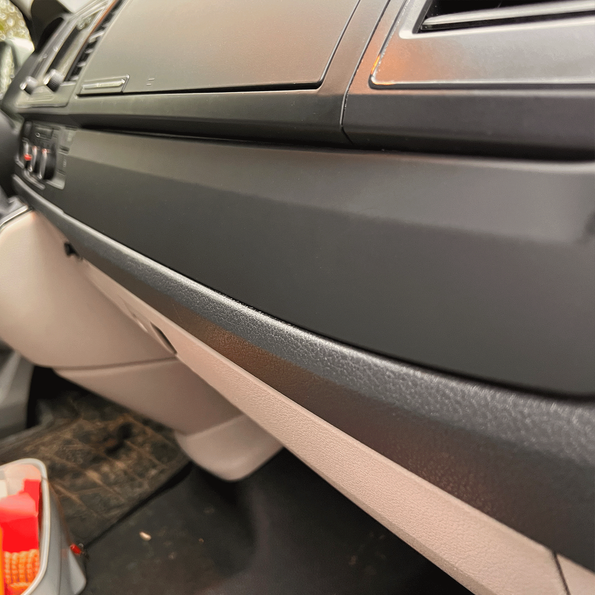 For VW T6 Lower Dash Styling Trims Comfort Dash LHD Matte Black