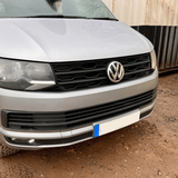 La parrilla delantera VW T6 R-Line (2 en 1) con emblema/sin emblema - Negro Mate