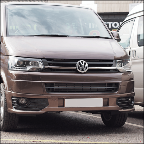 Rivestimento griglia anteriore a linea singola VW T5.1 Transporter (2 pezzi)