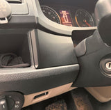 VW Transporter T6 Finiture per lo styling del cruscotto inferiore Comfort Dash Nero opaco verniciato e pronto per il montaggio (set di 6)