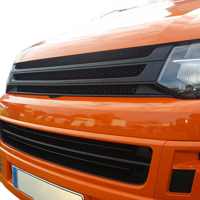 VW T5.1 Badgeloze grille vooraan (mat)