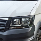 Voor nieuwe VW Crafter koplamp wenkbrauwtrim - Mat zwart - Van styling accessoire van Van-X