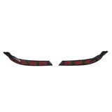 Pour nouveau VW Crafter Phare Garniture de sourcil - Noir mat - Accessoire de style Van par Van-X