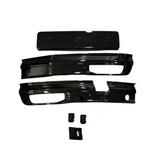 For VW T6 Highline Front Bumper XL Grille | Gloss Black ABS Upgrade | Van-X