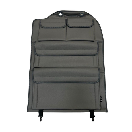 Organizador de almacenamiento para asiento trasero de cuero sintético New Crafter Single/Silla de capitán - Gris oscuro