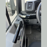 Pour les finitions MAN TGE LHD Lower Dash - Noir brillant (Ensemble de 6) | Van-X