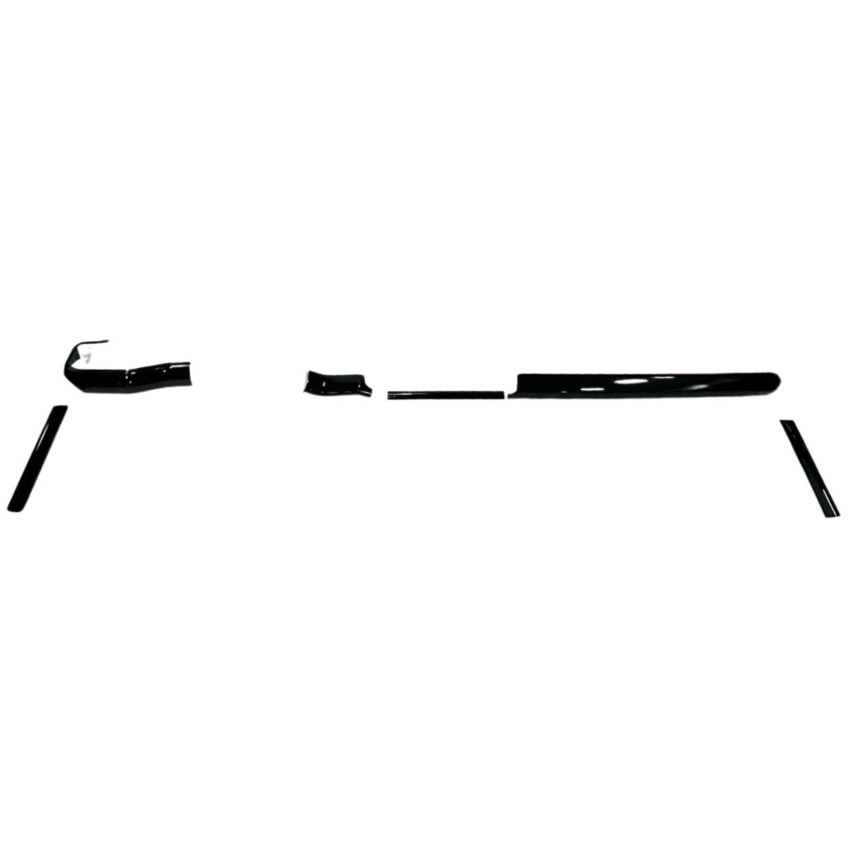 Pour la nouvelle forme VW Crafter LHD Lower Dash Styling Trims - Noir brillant (lot de 6) | Van-X