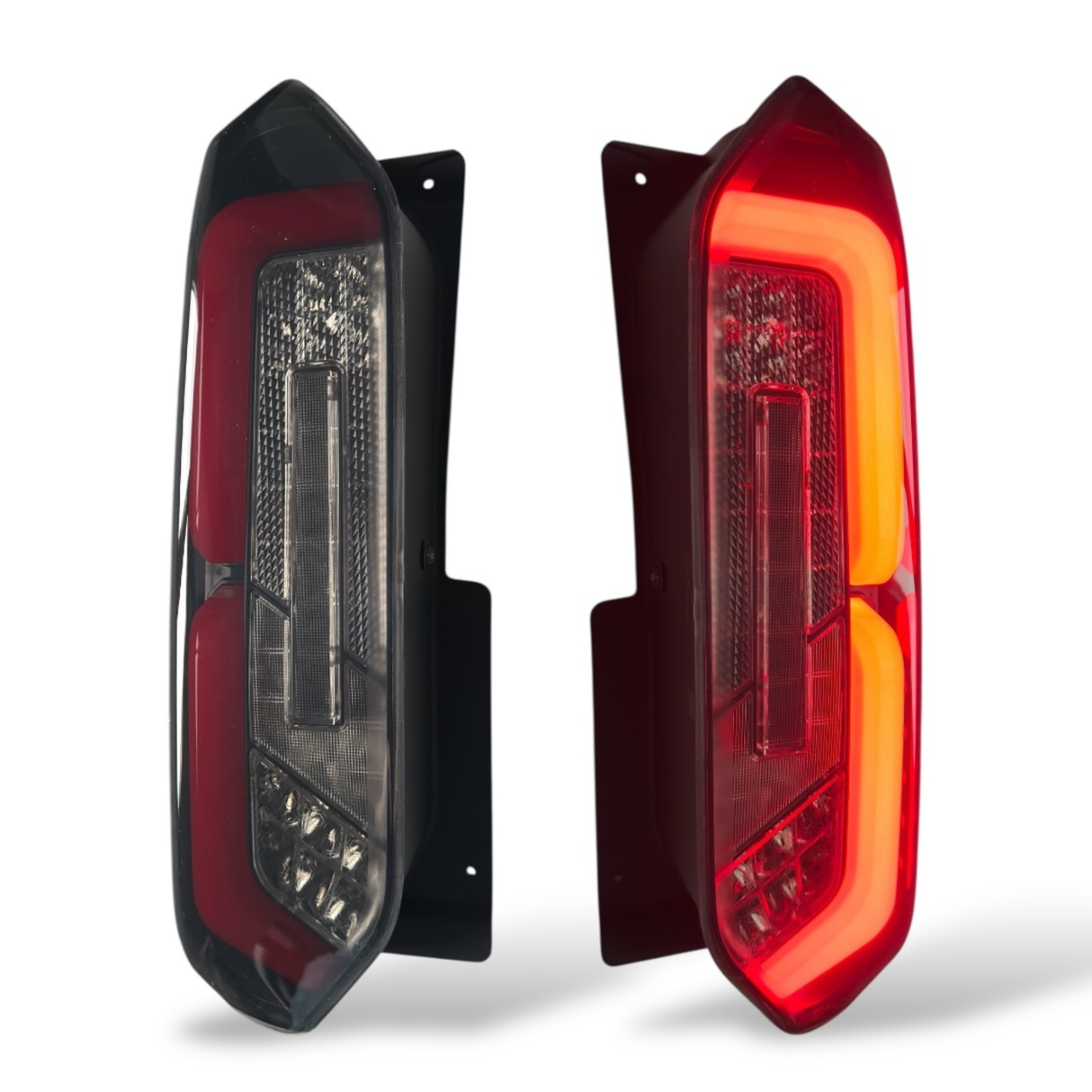 For New Transit Custom 2024–2026 Van-X Full LED Rear Lights Taillights – Smoked Lenses Upgrade