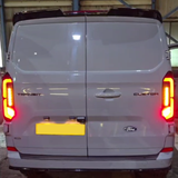 Voor de nieuwe Transit Custom 2024–2026 Van-X Full LED achterlichten Achterlichten – Upgrade van gerookte lenzen