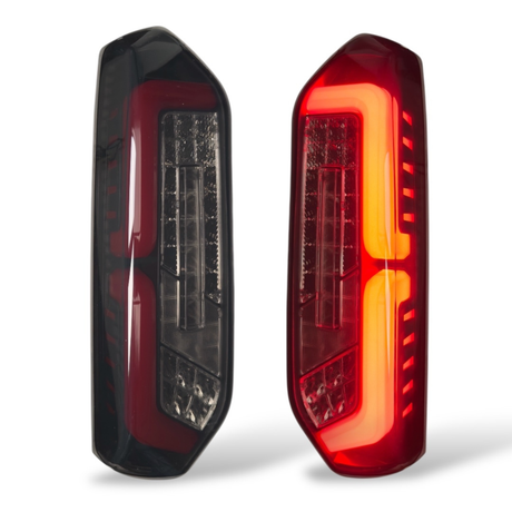 For New Transit Custom 2024–2026 Van-X Full LED Rear Lights Taillights – Smoked Lenses Upgrade