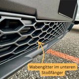 Griglia a nido d'ape paraurti inferiore Peugeot Boxer - Nero opaco