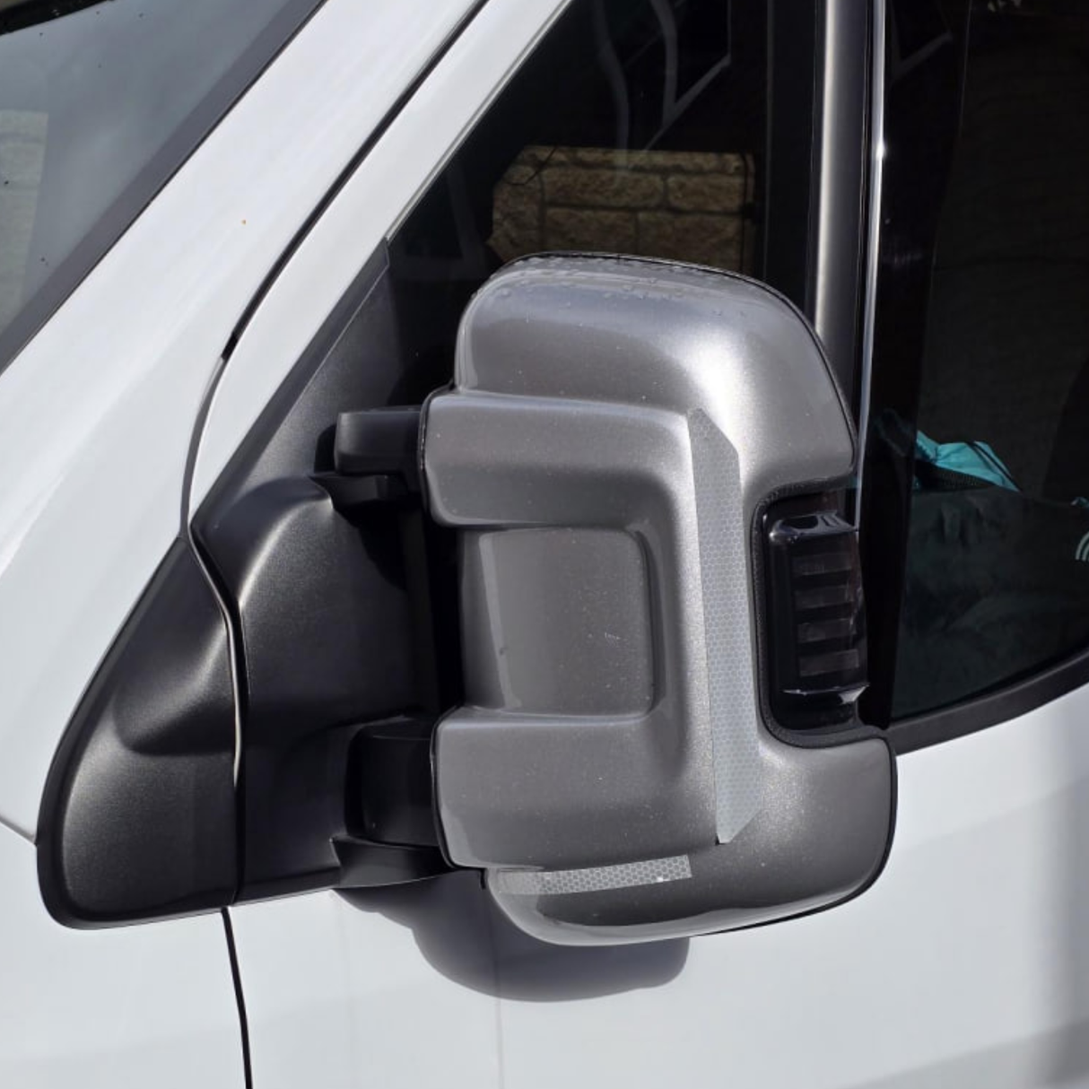 For Fiat Ducato Side Signal Mirror Indicator LED Light - Smoked Lens