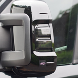 Per Citroen Jumper Wing Mirror Cap/Coperchi (Set di 2) - Nero | Van-X