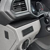 Pour le tableau de bord inférieur et les garnitures de porte en 4 parties VW T6.1 | Modernisation intérieure carbone | Van-X