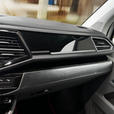 Pour la mise à niveau du tableau de bord VW T6.1 Transporter, Van-X – Ensemble premium 4 pièces noir brillant pour le bas du tableau de bord et la carte porte