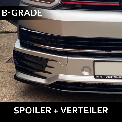 Spoiler paraurti anteriore VW T6 Transporter camper + splitter (grado B) Verniciato e pronto per essere montato in 3 opzioni di colore. Ultimo aggiornamento