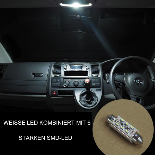 Für Van-X, LED Innenleuchte für VW T5, T5.1 &amp; T6, ab 2003 - Aktuell