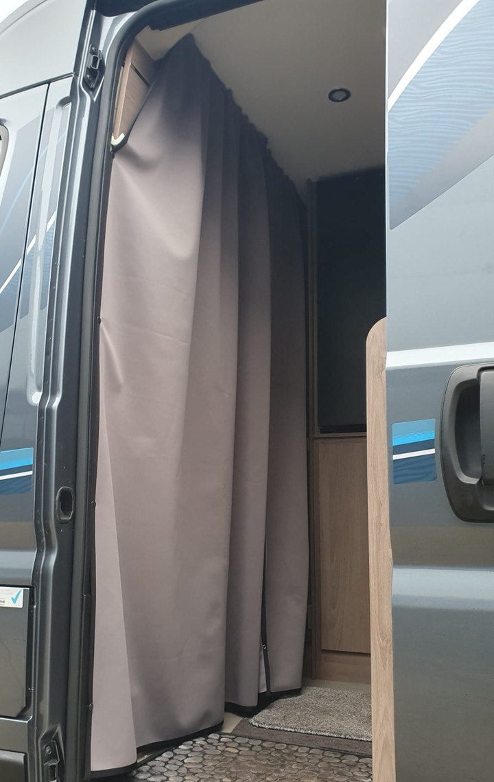 Nouveau pour Citroën Relay Camping-car, Van aménagé, Rideau Premium avec Rail pour Séparation de Cabine Maxi-Cab