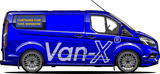 Voor Ford Transit Custom Premium raamgordijnen - Zwart/Zwart - MAAK JE EIGEN BUNDEL! Van-X