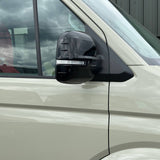 Für VW Crafter New Shape Spiegelabdeckungen – 2er-Set – Glanzschwarz | Van-X